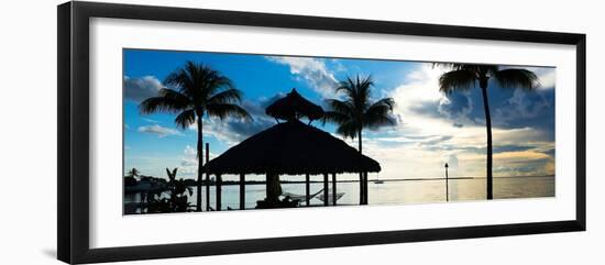 The Beach Hut at Sunset - Florida - USA-Philippe Hugonnard-Framed Photographic Print