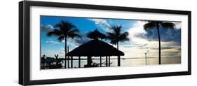 The Beach Hut at Sunset - Florida - USA-Philippe Hugonnard-Framed Photographic Print