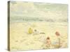 The Beach; La Plage-Charles-Garabed Atamian-Stretched Canvas
