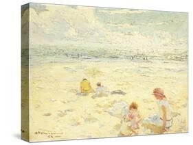 The Beach; La Plage-Charles-Garabed Atamian-Stretched Canvas