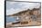The Beach Looking W, Lyme Regis-Alfred Robert Quinton-Framed Stretched Canvas