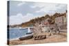 The Beach Looking W, Lyme Regis-Alfred Robert Quinton-Stretched Canvas