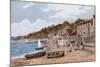 The Beach Looking W, Lyme Regis-Alfred Robert Quinton-Mounted Giclee Print