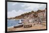 The Beach Looking W, Lyme Regis-Alfred Robert Quinton-Framed Giclee Print