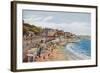 The Beach, Lyme Regis-Alfred Robert Quinton-Framed Giclee Print