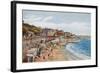 The Beach, Lyme Regis-Alfred Robert Quinton-Framed Giclee Print