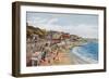 The Beach, Lyme Regis-Alfred Robert Quinton-Framed Giclee Print