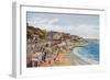 The Beach, Lyme Regis-Alfred Robert Quinton-Framed Giclee Print