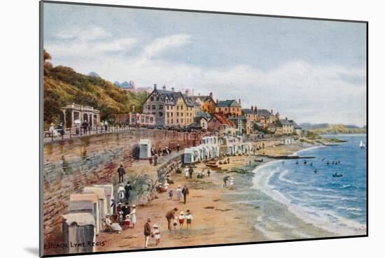 The Beach, Lyme Regis-Alfred Robert Quinton-Mounted Giclee Print