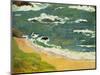 The Beach Near Le Pouldu, 1889-Paul Gauguin-Mounted Giclee Print