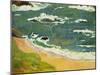 The Beach Near Le Pouldu, 1889-Paul Gauguin-Mounted Giclee Print