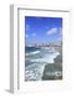 The Beach near the Old Jaffa.Tel Aviv on the Background.-Stefano Amantini-Framed Photographic Print