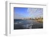 The Beach near the Old Jaffa.Tel Aviv on the Background.-Stefano Amantini-Framed Photographic Print