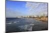 The Beach near the Old Jaffa.Tel Aviv on the Background.-Stefano Amantini-Mounted Photographic Print