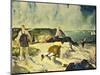 The Beach, Newport, c.1919-George Wesley Bellows-Mounted Giclee Print