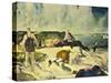 The Beach, Newport, c.1919-George Wesley Bellows-Stretched Canvas