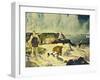 The Beach, Newport, c.1919-George Wesley Bellows-Framed Giclee Print