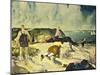 The Beach, Newport, c.1919-George Wesley Bellows-Mounted Giclee Print