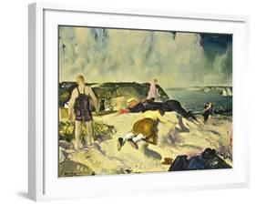 The Beach, Newport-George Wesley Bellows-Framed Giclee Print