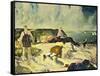 The Beach, Newport-George Wesley Bellows-Framed Stretched Canvas