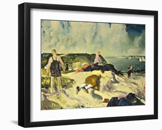 The Beach, Newport-George Wesley Bellows-Framed Giclee Print