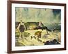 The Beach, Newport-George Wesley Bellows-Framed Giclee Print