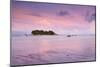 The beach of Anse Volbert, Praslin Island, Seychelles-null-Mounted Art Print