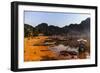 The Beach of El Nido at Sunset, Bacuit Archipelago, Palawan, Philippines, Southeast Asia, Asia-Michael Runkel-Framed Photographic Print