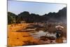 The Beach of El Nido at Sunset, Bacuit Archipelago, Palawan, Philippines, Southeast Asia, Asia-Michael Runkel-Mounted Photographic Print