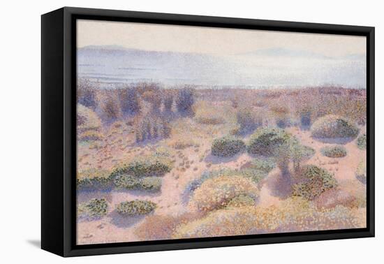 The Beach of Vignasse-Henri Edmond Cross-Framed Stretched Canvas