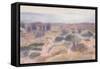 The Beach of Vignasse-Henri Edmond Cross-Framed Stretched Canvas