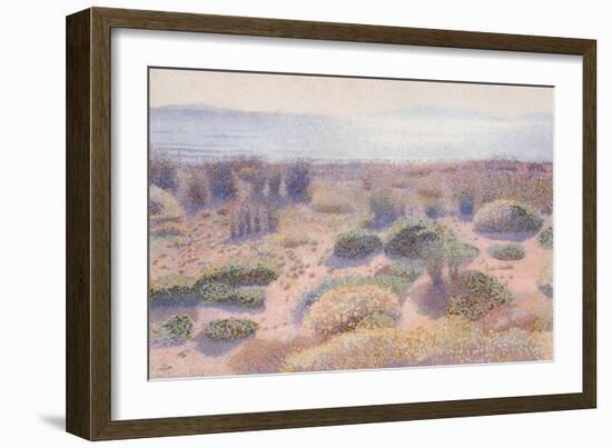 The Beach of Vignasse-Henri Edmond Cross-Framed Giclee Print