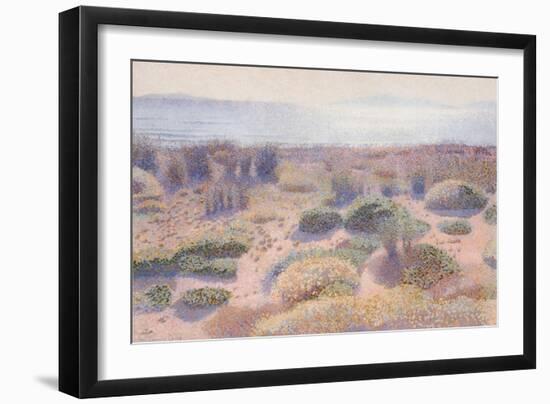 The Beach of Vignasse-Henri Edmond Cross-Framed Giclee Print