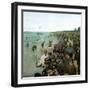 The Beach, Scheveningen (Netherlands), 1883-Leon, Levy et Fils-Framed Photographic Print