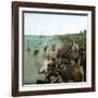 The Beach, Scheveningen (Netherlands), 1883-Leon, Levy et Fils-Framed Photographic Print