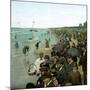 The Beach, Scheveningen (Netherlands), 1883-Leon, Levy et Fils-Mounted Photographic Print