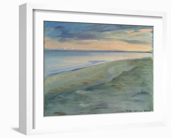 The Beach, Skagen, 1902-Peder Severin Kröyer-Framed Premium Giclee Print