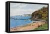 The Beach, Studland Bay-Alfred Robert Quinton-Framed Stretched Canvas