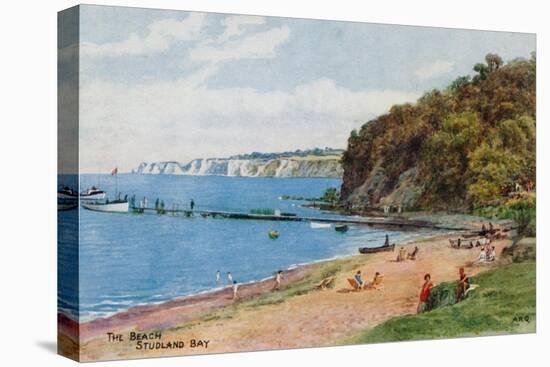 The Beach, Studland Bay-Alfred Robert Quinton-Stretched Canvas