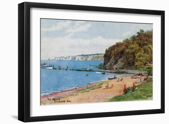 The Beach, Studland Bay-Alfred Robert Quinton-Framed Giclee Print