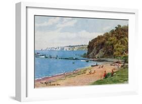 The Beach, Studland Bay-Alfred Robert Quinton-Framed Giclee Print