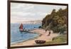 The Beach, Studland-Alfred Robert Quinton-Framed Giclee Print