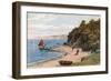 The Beach, Studland-Alfred Robert Quinton-Framed Giclee Print