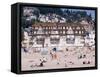 The Beach, Trouville, Basse Normandie (Normandy), France-Guy Thouvenin-Framed Stretched Canvas