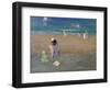 The Beach, Trouville-Emmanuel Phillips Fox-Framed Giclee Print