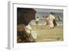 The Beach Umbrella-Edward Henry Potthast-Framed Giclee Print