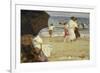 The Beach Umbrella-Edward Henry Potthast-Framed Giclee Print