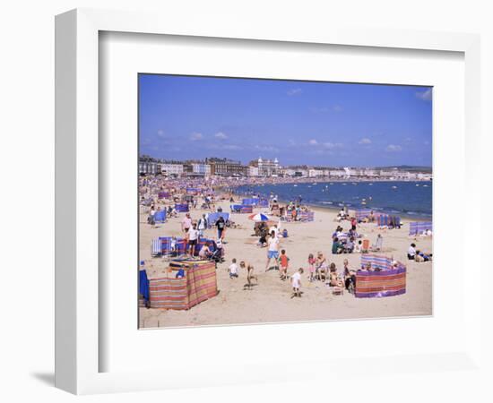 The Beach, Weymouth, Dorset, England, United Kingdom-J Lightfoot-Framed Photographic Print