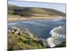 The Beach with Surfers at Woolacombe, Devon, England, United Kingdom, Europe-Ethel Davies-Mounted Photographic Print