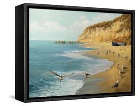 The Beach-kirilstanchev-Framed Stretched Canvas